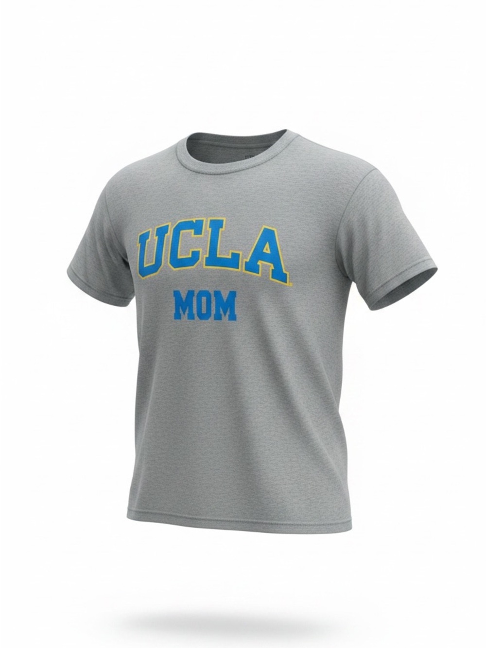 Russell UCLA Mom Athletic Gray Crewneck T-Shirt Short Sleeve Medium